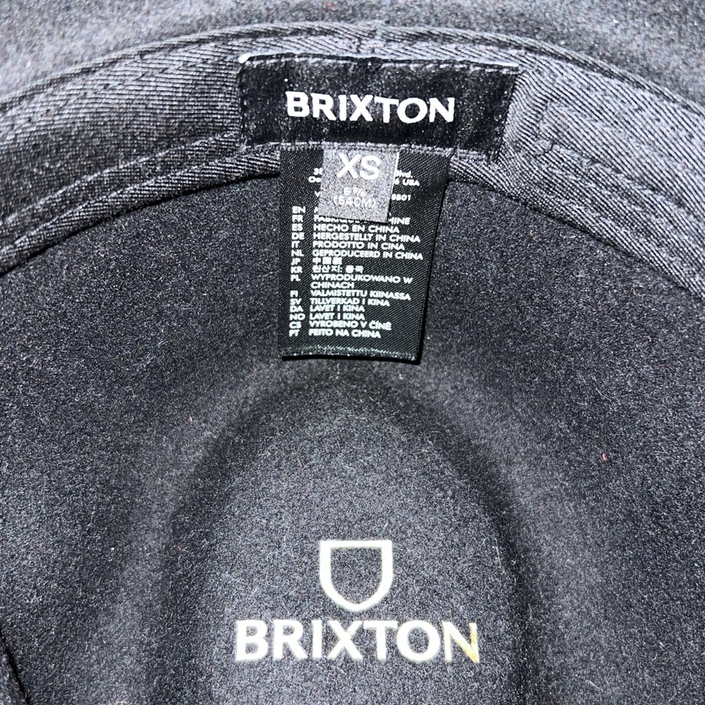 Brixton Black Wool Fedora - Picture 6 of 7